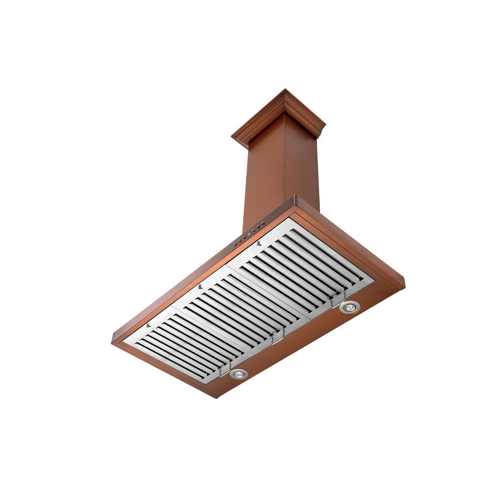 ZLINE 8KBC 30" Designer Series 7-Layer Copper Wall Mount Range Hood