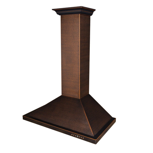 ZLINE 8KBH 30" Designer Series Hand-Hammered Copper Wall Mount Range Hood