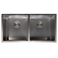 ZLINE Anton 36" DuraSnow Stainless Steel Undermount Double Bowl Sink