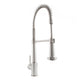 ZLINE Apollo Brushed Nickel Single Hole 1.8 GPM Kitchen Faucet With Pull Out Spray Wand