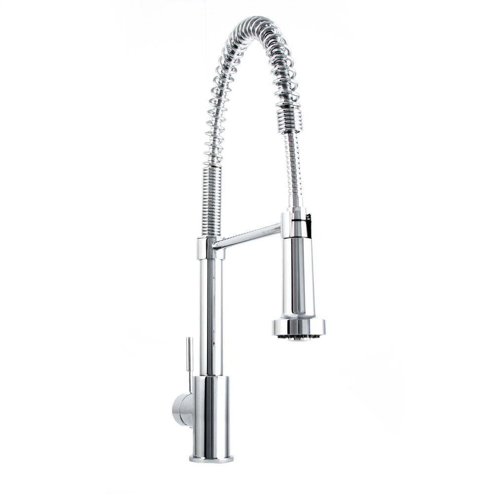 ZLINE Apollo Chrome Single Hole 1.8 GPM Kitchen Faucet With Pull Out Spray Wand