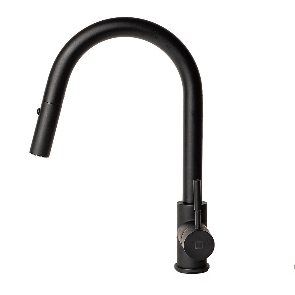 ZLINE Arthur Matte Black Kitchen Faucet