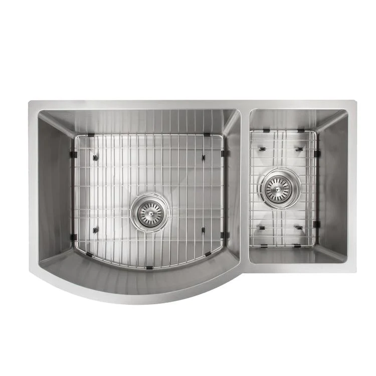 ZLINE Aspen 33" Undermount Double Bowl Sink in Stainless Steel