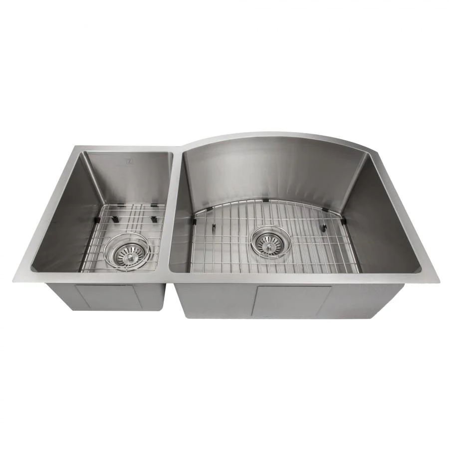 ZLINE Aspen 33" Undermount Double Bowl Sink in Stainless Steel