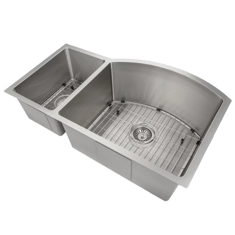 ZLINE Aspen 33" Undermount Double Bowl Sink in Stainless Steel