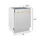 ZLINE Autograph Edition 24" Stainless Steel 3rd Rack Top Control Tall Tub Dishwasher With Gold Handle