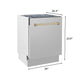 ZLINE Autograph Edition 24" Stainless Steel 3rd Rack Top Control Tall Tub Dishwasher with Champagne Bronze Handle