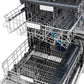 ZLINE Autograph Edition 24" Stainless Steel 3rd Rack Top Touch Control Tall Tub Dishwasher With Champagne Bronze Handle