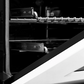 ZLINE Autograph Edition 30" Stainless Steel 4 Burner Dual Fuel Range With White Matte Door, Champagne Bronze Accents and 4.0 cu. ft. Electric Oven