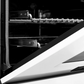 ZLINE Autograph Edition 30" Stainless Steel 4 Burner Dual Fuel Range With White Matte Door, Matte Black Accents and 4.0 cu. ft. Electric Oven