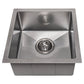 ZLINE Boreal 15" DuraSnow Stainless Steel Undermount Single Bowl Bar Sink