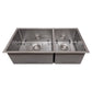 ZLINE Chamonix 36" DuraSnow Stainless Steel Undermount Double Bowl Sink