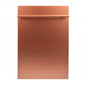 ZLINE Classic 18" Copper Top Control Dishwasher With Stainless Steel Tub and Modern Style Handle