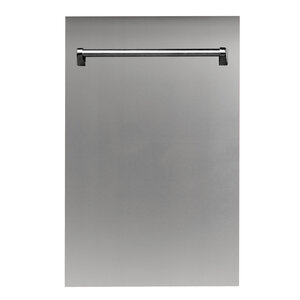 ZLINE Classic 18" Stainless Steel Top Control Dishwasher With Stainless Steel Tub and Traditional Style Handle