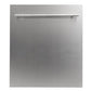 ZLINE Classic 24" Stainless Steel Top Control Dishwasher With Stainless Steel Tub and Modern Style Handle