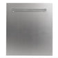 ZLINE Classic 24" Stainless Steel Top Control Dishwasher With Stainless Steel Tub and Traditional Style Handle