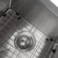 ZLINE Courchevel Farmhouse 36" Undermount Double Bowl Sink in Stainless Steel