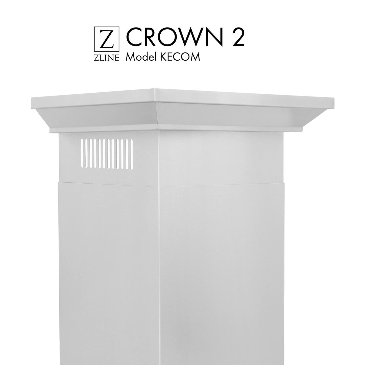 ZLINE Crown Molding Profile 2 for Wall Mount Range Hood (CM2-KECOM)