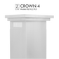 ZLINE Crown Molding Profile 4 for Wall Mount Range Hood (CM4-KB/KL2/KL3)