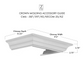 ZLINE Crown Molding Profile 6 for Wall Mount Range Hood (CM6-587/597/KE/KECOM-30/KZ)