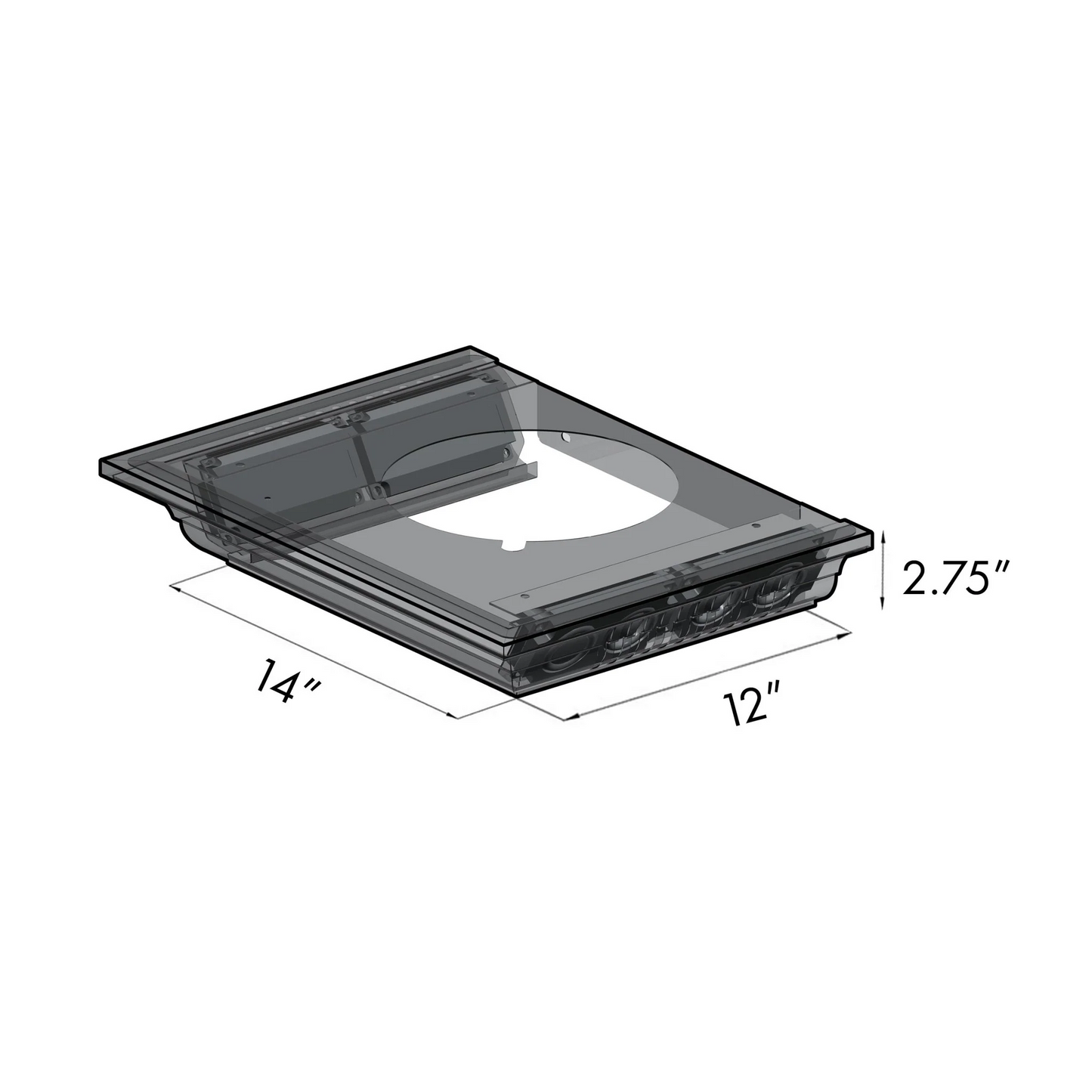 ZLINE Crown Molding With Built-in Bluetooth Speakers (CM6-BT-697)