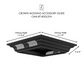 ZLINE Crown Molding in Black Stainless Steel With Built-in Bluetooth Speakers (CM6-BT-BSGL2iN)