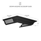 ZLINE Crown Molding in Black Stainless Steel With Built-in Bluetooth Speakers (CM6-BT-BSKBN)