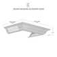 ZLINE Crown Molding in Stainless Steel With Built-in Bluetooth Speakers (CM6-BT-KF1/KF2)