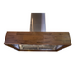 ZLINE Designer Series 30" Butcher Block Wooden Remote Blower Island Mount Range Hood