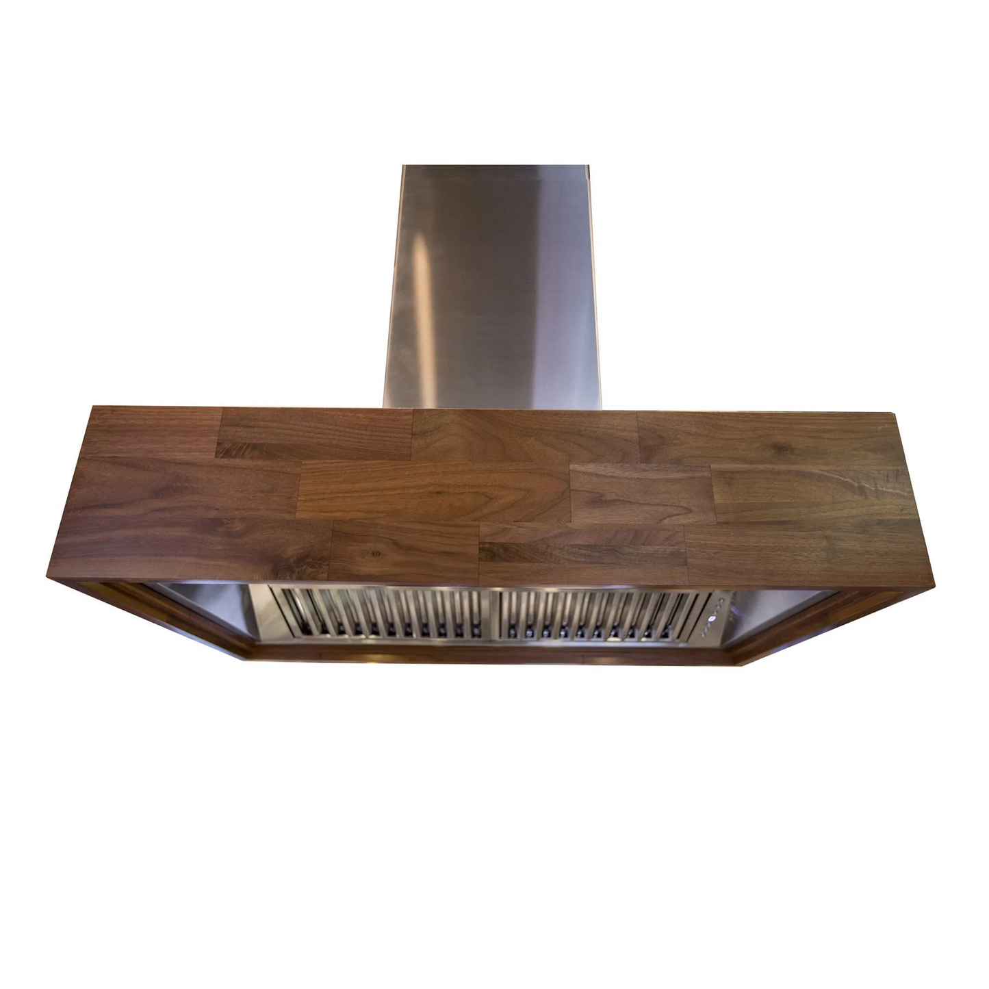 ZLINE Designer Series 30" Butcher Block Wooden Remote Blower Island Mount Range Hood