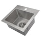 ZLINE Donner 15" Stainless Steel Topmount Single Bowl Bar Sink