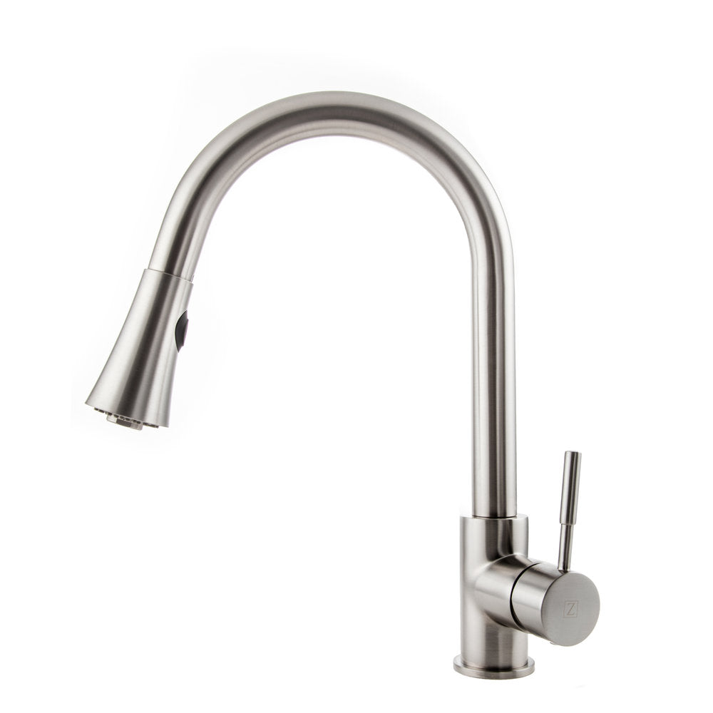 ZLINE Edison Brushed Nickel Pull Down Kitchen Faucet