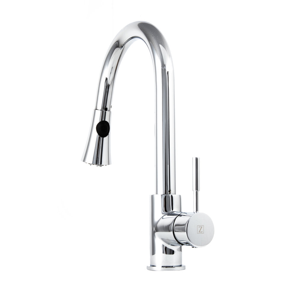 ZLINE Edison Chrome Pull Down Kitchen Faucet