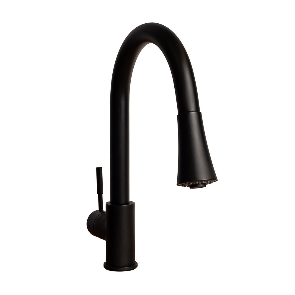 ZLINE Edison Matte Black Pull Down Kitchen Faucet