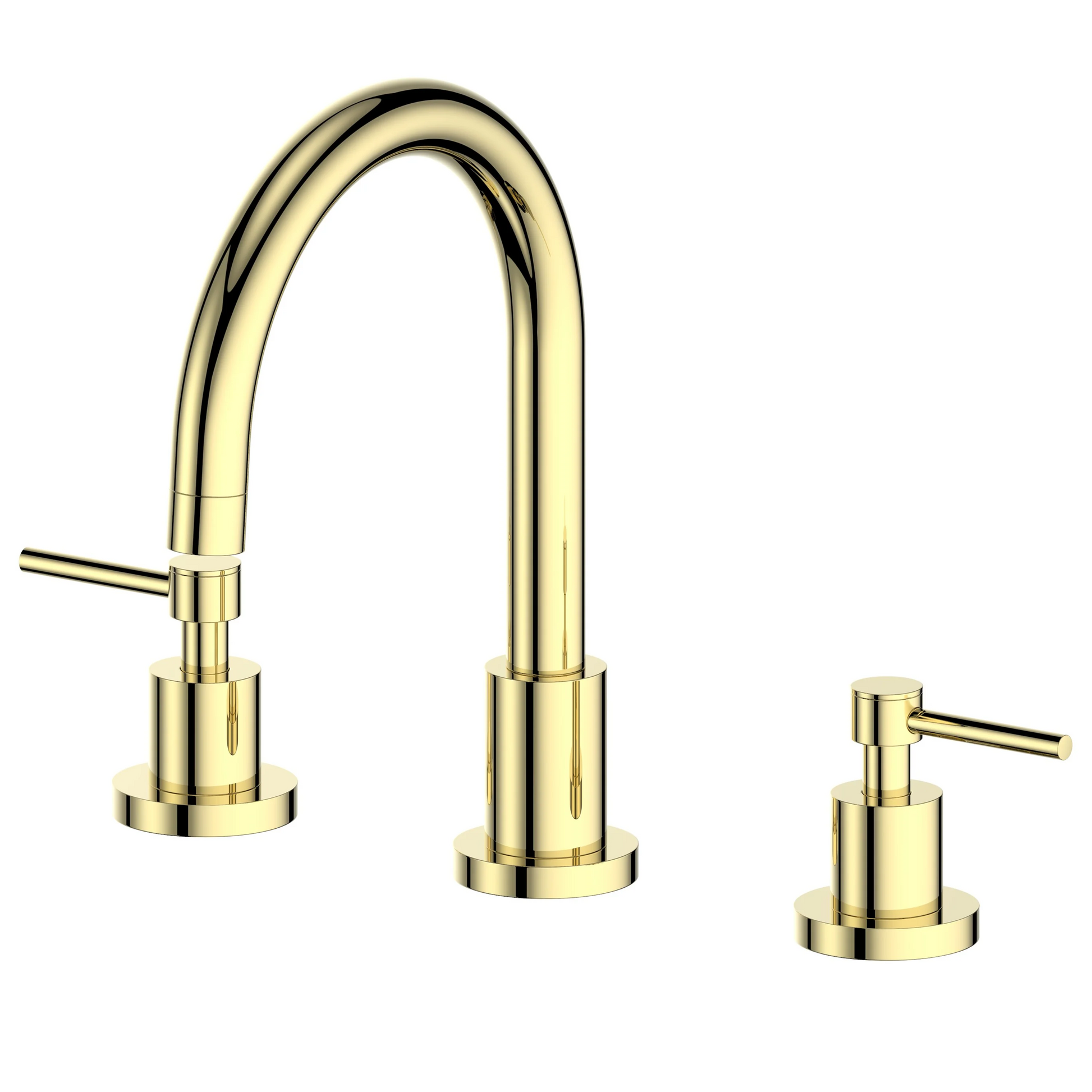 ZLINE Emerald Bay Polished Gold Widespread Bath Faucet