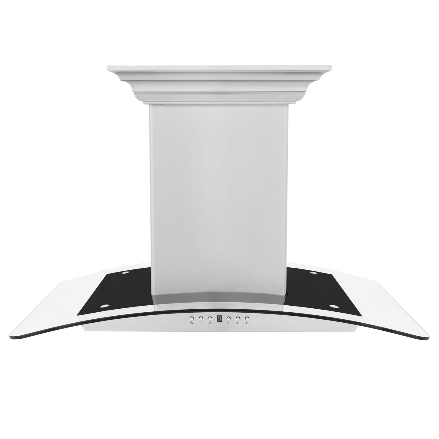 ZLINE GL5iCRN 30" Stainless Steel Island Mount Range Hood With Built-in CrownSound Bluetooth Speakers