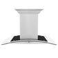 ZLINE GL5iCRN 36" Stainless Steel Island Mount Range Hood With Built-in CrownSound Bluetooth Speakers