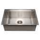 ZLINE Garmisch 27" DuraSnow Stainless Steel Undermount Single Bowl Sink With Accessories