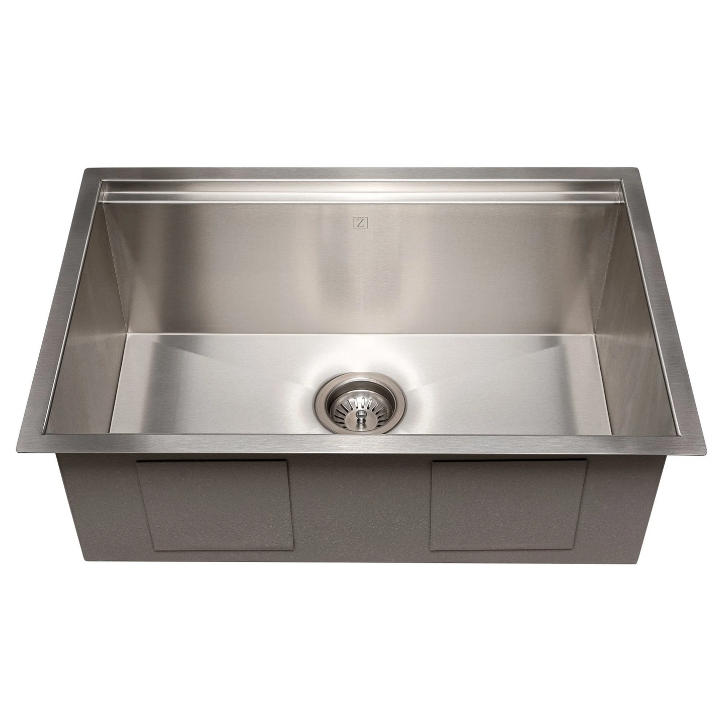 ZLINE Garmisch 27" DuraSnow Stainless Steel Undermount Single Bowl Sink With Accessories