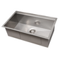 ZLINE Garmisch 30" DuraSnow Stainless Steel Undermount Single Bowl Sink With Accessories