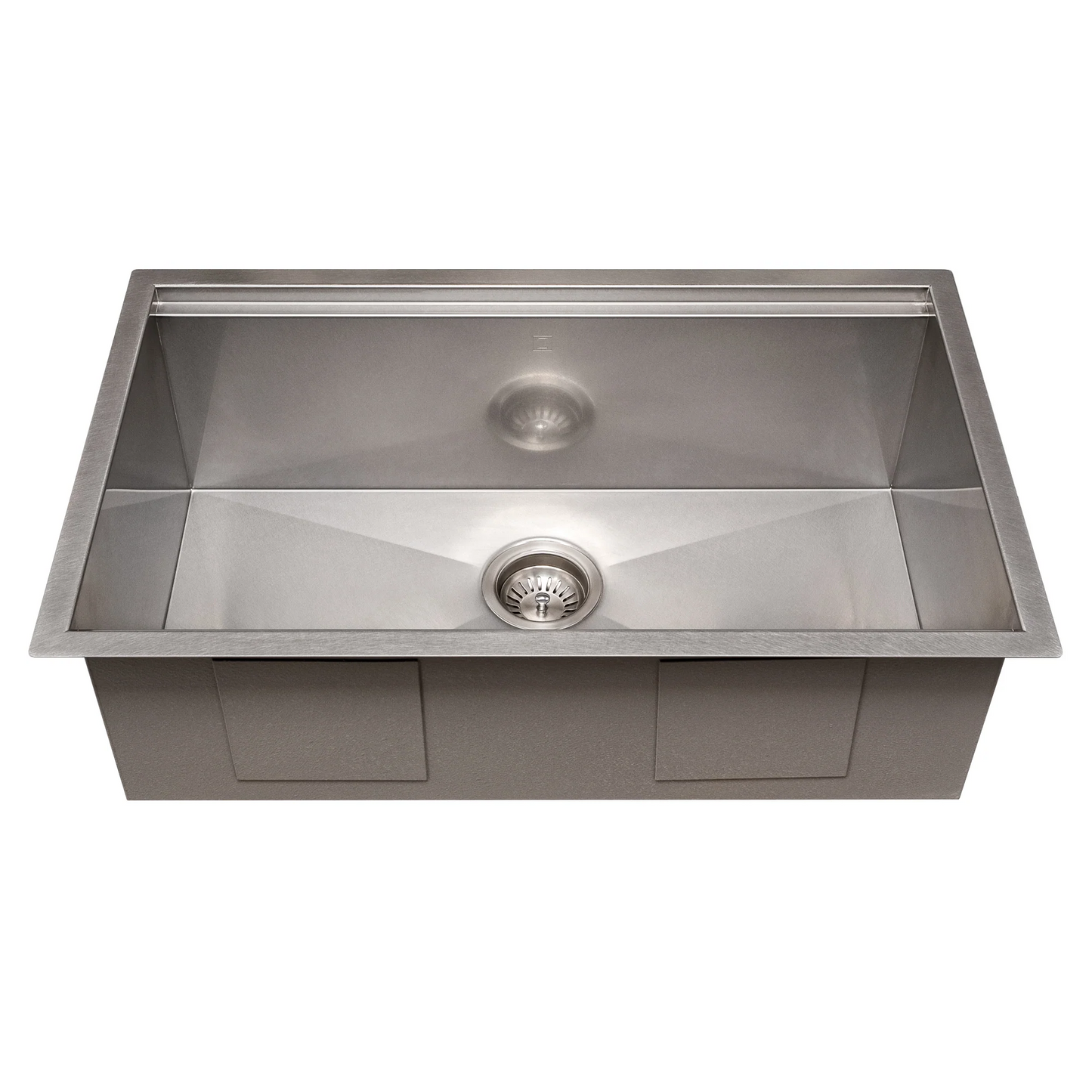 ZLINE Garmisch 30" DuraSnow Stainless Steel Undermount Single Bowl Sink With Accessories