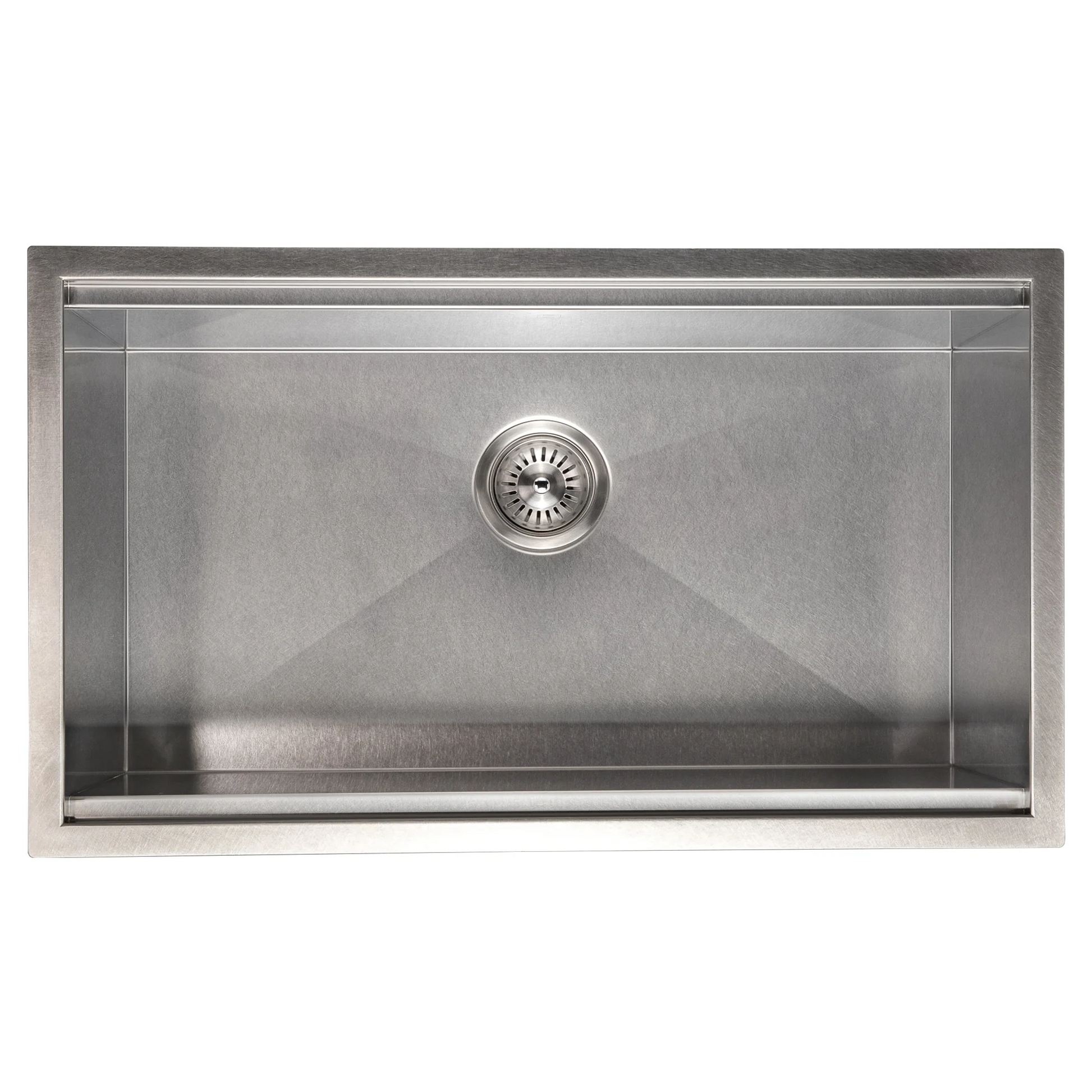 ZLINE Garmisch 30" DuraSnow Stainless Steel Undermount Single Bowl Sink With Accessories