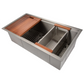 ZLINE Garmisch 33" DuraSnow Stainless Steel Undermount Single Bowl Sink With Accessories