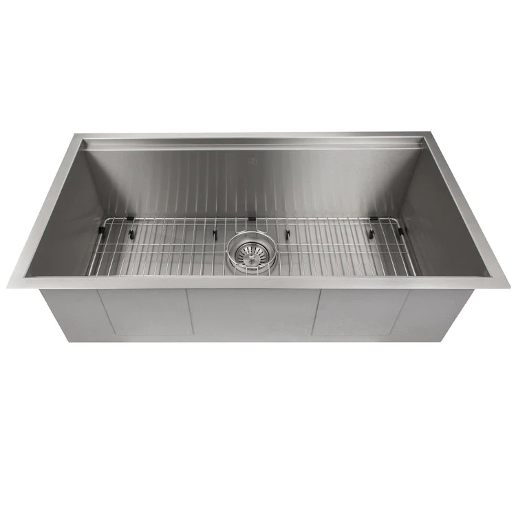 ZLINE Garmisch 33" Stainless Steel Undermount Single Bowl Sink With Accessories