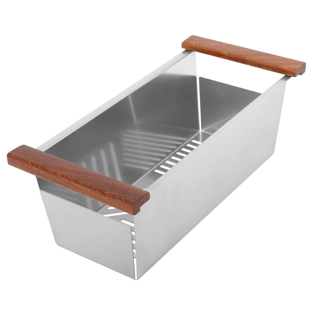 ZLINE Garmisch 43" DuraSnow Stainless Steel Undermount Single Bowl Sink With Accessories