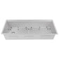 ZLINE Garmisch 43" DuraSnow Stainless Steel Undermount Single Bowl Sink With Accessories