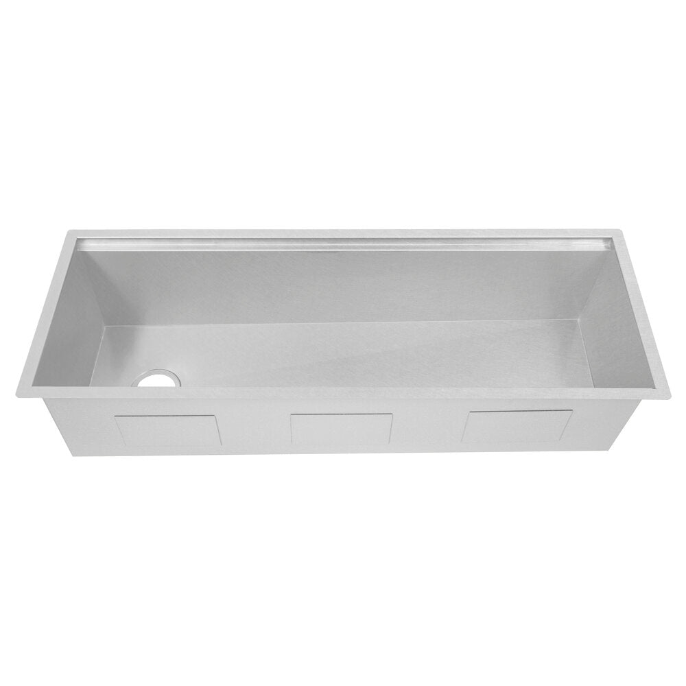 ZLINE Garmisch 45" DuraSnow Stainless Steel Undermount Single Bowl Sink With Accessories