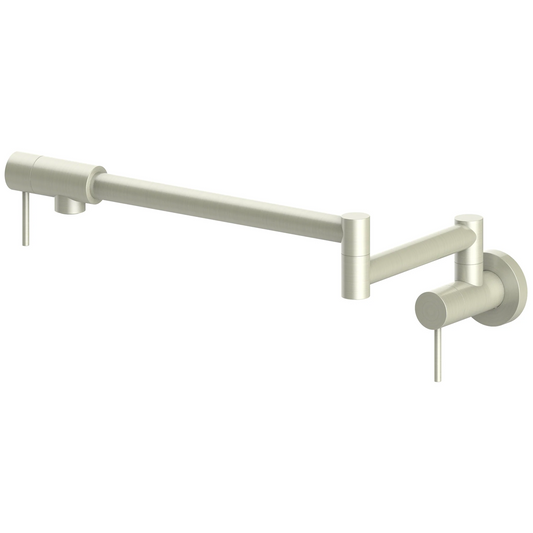 ZLINE Gemini Brushed Nickel Double Handle Pot Filler