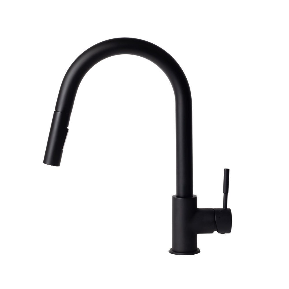 ZLINE Gemini Matte Black Pull Down Kitchen Faucet