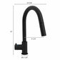 ZLINE Gemini Matte Black Single Hole Touchless 1.8 GPM Kitchen Faucet